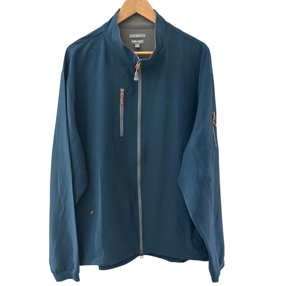 Peter Millar Element 4 Wind Full Zip Windbreaker … - image 1